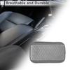 TUCKBOLD Universal Center Console Cover Car Armrest Cover with Storage Bag Middle Console Cover Lid for Most Vehicle SUV Car Sedan 12.20"x7.09"x0.79" Gray Faux Leather view 2