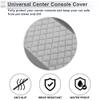 TUCKBOLD Universal Center Console Cover Car Armrest Cover with Storage Bag Middle Console Cover Lid for Most Vehicle SUV Car Sedan 12.20"x7.09"x0.79" Gray Faux Leather view 4