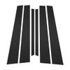 VekAuto 6 Pcs Front Rear Left Right Car Door Pillar Window Trim for Lexus LS430 2001-2006 Anti Scratch Sticker Pillar Posts Door Outer Exterior Cover Black view 1