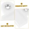 HEALLILY 8pcs Car Heavy Duty Plastic Glass Clips for Easy Installation Noise Reduction Compatible Vehicle Models view 3