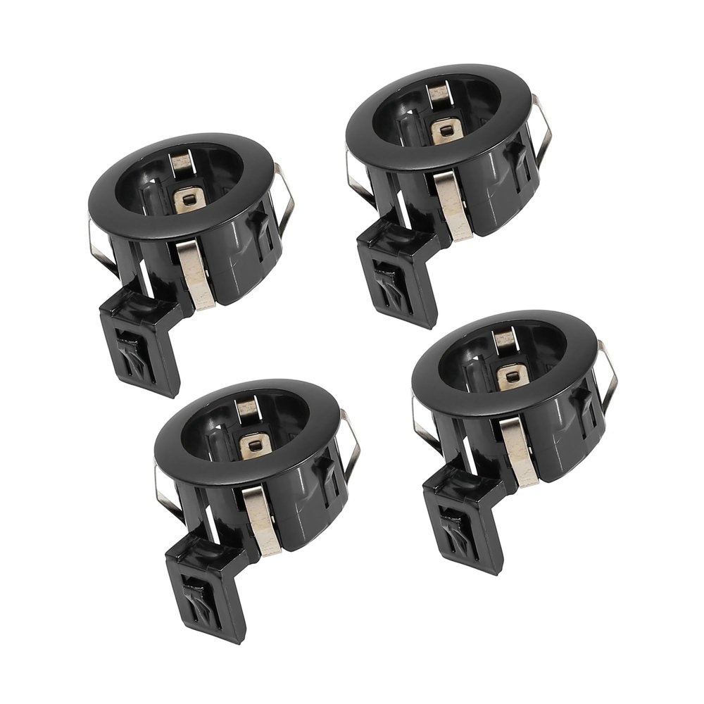 HEROFFIX 4pcs 89348-34010 Car Bumper Parking Sensor Retainer Holder Replacement for Toyota Tundra 2007-2013 Black Replace Parts
