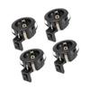 HEROFFIX 4pcs 89348-34010 Car Bumper Parking Sensor Retainer Holder Replacement for Toyota Tundra 2007-2013 Black Replace Parts view 1