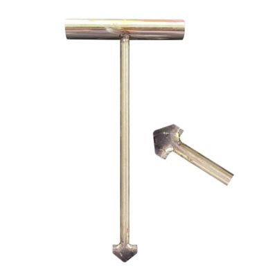 12 24 Inch Manhole Puller Lift, Pull Lifting Tool for Opening Handhole Covers/Lifting Access Hatches and Grates/Pulling Skids in Trucks, Manhole Lid Puller with T-Hook(Dia 8MM/0.31IN,L 60CM/24IN)