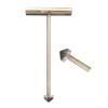 12 24 Inch Manhole Puller Lift, Pull Lifting Tool for Opening Handhole Covers/Lifting Access Hatches and Grates/Pulling Skids in Trucks, Manhole Lid Puller with T-Hook(Dia 8MM/0.31IN,L 60CM/24IN) view 1