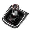 FTRSHNSH Shift Handle 5/6 Speed Car Gear Lever Shift Knob Handball Dust Cover Gear Shifter Handle for Golf 5 6 Interior Replacement Parts(6-Speed) view 1