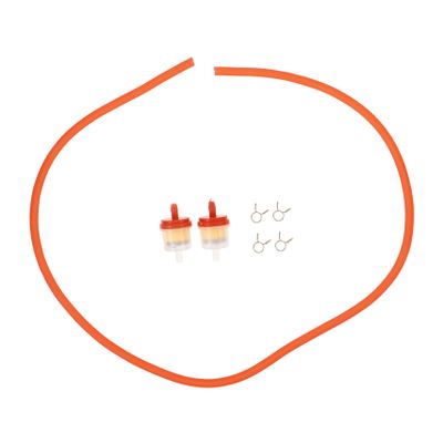FELTECHELECTR 1set Line Oil Filter Clamps Kits for Motorcycles Hose Tube and Filter Easy to Install for Atv and Off-road Models Oil Filtration Performance
