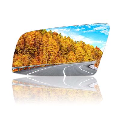 VISMIRROR Car Rearview Mirror Glass Replacement with Backing Plate Heated Left Side Driver Side for BMW 550i 525i 528i 645Ci Car Replacement Clear