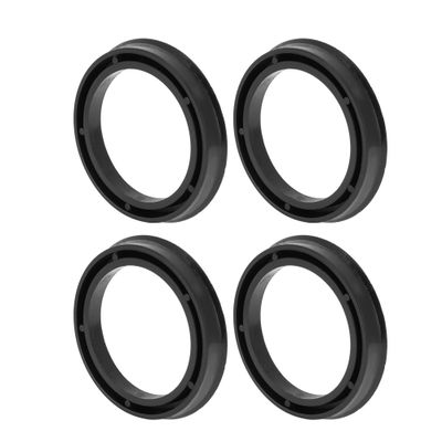 Hihaha Car Wheel Hub Centric Rings Wheels Center Shaft Shock Absorbing Hubrings Durable Polycarbonate OD 74.1mm to ID 54.1mm 4 Pcs Black Durable Material