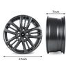Texuanhu 17x7" Wheel Rim Compatible with Toyota Camry 2015 2016 2017(2) view 2
