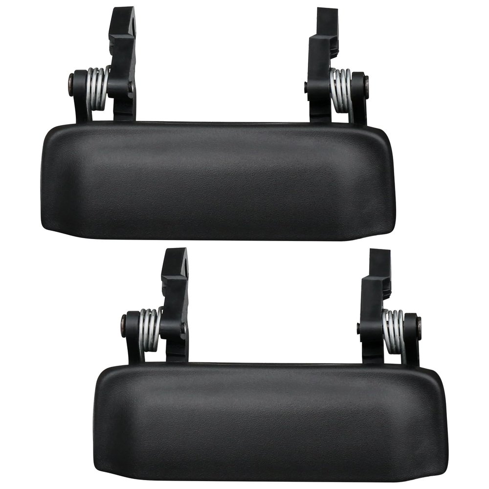 TQPONLY Outside Door Handle | Front Driver and Passenger Side Compatible with 1998-2011 Ford Ranger,2001-2010 M-azda Truck | Exterior Plastic Handle Outer Door Part (Texture Black)
