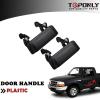 TQPONLY Outside Door Handle | Front Driver and Passenger Side Compatible with 1998-2011 Ford Ranger,2001-2010 M-azda Truck | Exterior Plastic Handle Outer Door Part (Texture Black) view 2