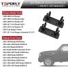TQPONLY Outside Door Handle | Front Driver and Passenger Side Compatible with 1998-2011 Ford Ranger,2001-2010 M-azda Truck | Exterior Plastic Handle Outer Door Part (Texture Black) view 3