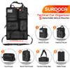 SURDOCA Tactical Backseat Car Organizer with 5 Detachable MOLLE Pouches and Crossbody Bags, 1000D Oxford Hanging Storage Panel for Car Truck SUV, Modular EDC Gear Holder with Hook-and-Loop Patches view 2