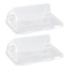 Ranjaner 2 Packs EZ Pass Holder for Windshield, Clear Ezpass Holder with Strong Suction Cups, Secure Toll-Pass Cover Toll Pass Transponder Bracket for EZPass/iPass(Size:2 Packs) view 1