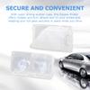 Ranjaner 2 Packs EZ Pass Holder for Windshield, Clear Ezpass Holder with Strong Suction Cups, Secure Toll-Pass Cover Toll Pass Transponder Bracket for EZPass/iPass(Size:2 Packs) view 3