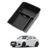 LUCKEASY Armrest Storage Box for Audi A3 2024 2025 2026 Center Console Storage Organizer Insert Tray Accessories ABS Black view 1