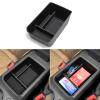 LUCKEASY Armrest Storage Box for Audi A3 2024 2025 2026 Center Console Storage Organizer Insert Tray Accessories ABS Black view 2