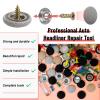 65 Set Automotive Car Roof Headliner Repair Button Pins Kit - 262 Pcs Universal Auto Roof Snap Rivets Retainers with Installation Tool for Car Roof Fixed, Fits All Cars (Grey Grid) view 3
