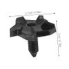 ULTECHNOVO 1set Visor Screw Set with Washers Motorcycle Nuts and Clips for Secure Visor Installation Fit for Various Models Kit view 2