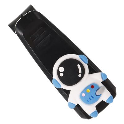ULTECHNOVO Car Visor Clip Sunglasses Holder Stylish Astronaut Design for Organizing Eyewear and Sun Visor Cards Vehicle Secure Eyeglasses Storage for Car Interior