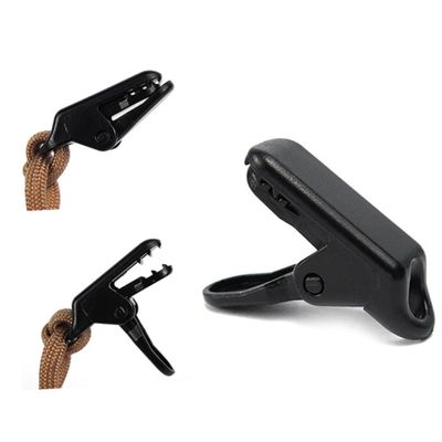Sosoport 20pcs Plastic Tarp Clips Heavy Duty Wind Resistant Tent Snaps for Camping Awning and Outdoor Use Durable for Secure Hold