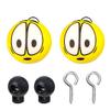 DUSCOKE 2PCS Garage Parking Aid-Parking Balls, Retractable Emotion Ball Parking Ball Sensor Guide System, Car Stopper Indicator Garage Parking Assistant Kit for Most Vehicles (Big Eyes) view 1
