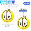 DUSCOKE 2PCS Garage Parking Aid-Parking Balls, Retractable Emotion Ball Parking Ball Sensor Guide System, Car Stopper Indicator Garage Parking Assistant Kit for Most Vehicles (Big Eyes) view 2