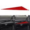 Red Real Carbon Fiber Car Dashboard Co-Pilot Panel Handle Cover Sticker Anti-Scratches Trim Compatible with Ford Escape Ford Escape 2013-2016 2014 2015 SE SEL Titanium view 1