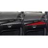 Red Real Carbon Fiber Car Dashboard Co-Pilot Panel Handle Cover Sticker Anti-Scratches Trim Compatible with Ford Escape Ford Escape 2013-2016 2014 2015 SE SEL Titanium view 3