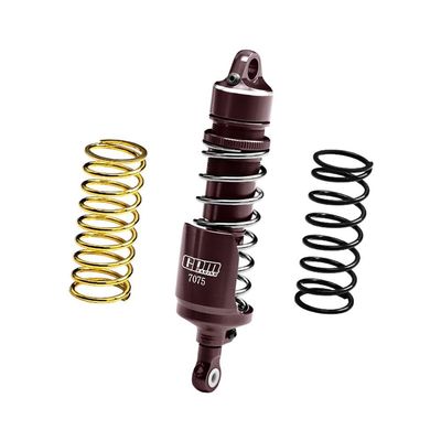 Aluminum 7075 Alloy Rear Shock Absorbers For LOSI 1:4 Promoto-MX Motorcycle Dirt Bike RTR FXR LOS06000 LOS06002 / Promoto-SM FXR Supermoto Motorcycle RTR LOS2272 LOS2310 Upgrades - Titanium