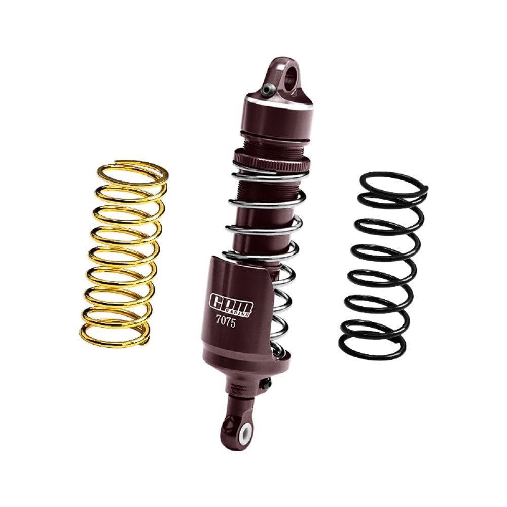 Aluminum 7075 Alloy Rear Shock Absorbers For LOSI 1:4 Promoto-MX Motorcycle Dirt Bike RTR FXR LOS06000 LOS06002 / Promoto-SM FXR Supermoto Motorcycle RTR LOS2272 LOS2310 Upgrades - Titanium