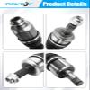 TAUTOY 66-4250 66-4251 Pair (2) Front CV Axle Shaft Assembly 2.4L view 3