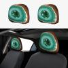WEIHAKO 2 PCS Car Headrest Covers Soft Breathable Car Head Rest Cover Protector Teal Agate Headrest Covers for Cars Seat Headrest Cover for Trucks SUV Universal Interior Cars Accessories view 1