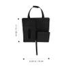 2pcs Backseat Car Organizer Hanging Storage Bag for Tissues view 2