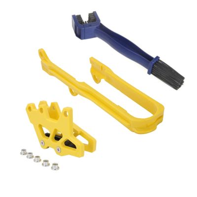 Motorcycle Chain Slider Guide Protector Motorcycle ABS Plastic Chain Guard Guide + Swingarm Chain Slider for Suzuki DRZ400 DRZ400E DRZ400S DRZ 400 400E 400S 2000-2017