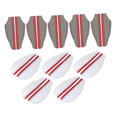 TOPPERFUN 10pairs Car Rearview Mirror Rain Cover Side Mirror Rain Guard for Car Uv Protection Safe Driving Fit