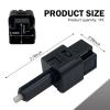 MOXRUQ 25320-AX000 Brake Light Switch, Stop Lamp Switch Assembly Replacement OEM 25320-AX00C 25320-AX000, Compatible with Nissan Infiniti Select Models (Black) view 2