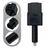 MOXRUQ 25320-AX000 Brake Light Switch, Stop Lamp Switch Assembly Replacement OEM 25320-AX00C 25320-AX000, Compatible with Nissan Infiniti Select Models (Black) view 4