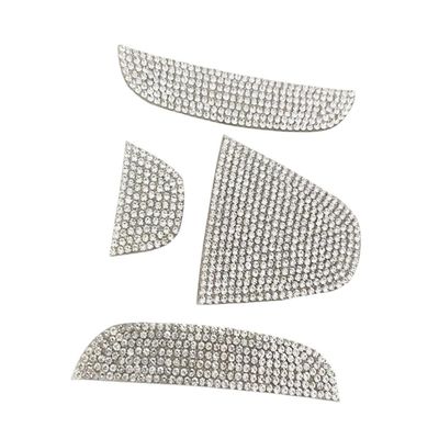 NIUHURU Crystal Car Rear Trunk Logo Emblem Sticker Compatible with Honda Bling Accessories Rhinestone Car Decal (for Jazz 2014-2019 Pure Fuel Version)