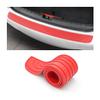 Car Rear Bumper Protector for 2017-2023 2024 2025 Jeep Compass, Anti-Scratch and Anti-Slip Rubber Trunk Door Entry Cover Rear Bumper Protection Cover,C view 1