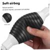 OUNONA 1set Manual Fuel Transfer Siphon Pump Plastic and Stainless Steel Easy to Use Liquid Transfer for Water Oil and More Includes Check Valve and Hose view 2