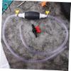 OUNONA 1set Manual Fuel Transfer Siphon Pump Plastic and Stainless Steel Easy to Use Liquid Transfer for Water Oil and More Includes Check Valve and Hose view 4