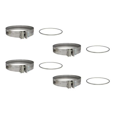 TM USWWAGOODS Replacement For/Fits X4 Filter Clamp &ket DETROIT DD13 DD15 KP201 A6809950302 A6804910480