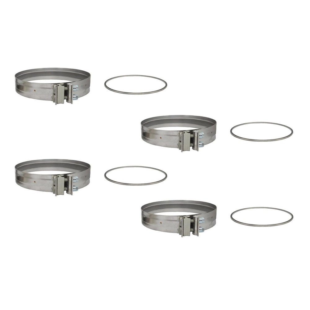 TM USWWAGOODS Replacement For/Fits X4 Filter Clamp &ket DETROIT DD13 DD15 KP201 A6809950302 A6804910480