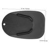 Cabilock 1pc Motorcycle Kickstand Extension Pad Support for Side Stands Stability Uneven for Off-road Vehicles and All Motorcycles view 2