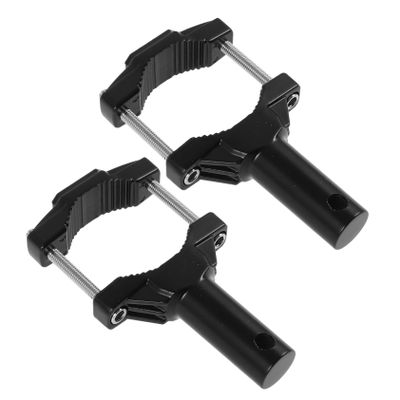 Motorcycle Headlight Bracket 2pcs Stainless Steel Aluminum Alloy Black