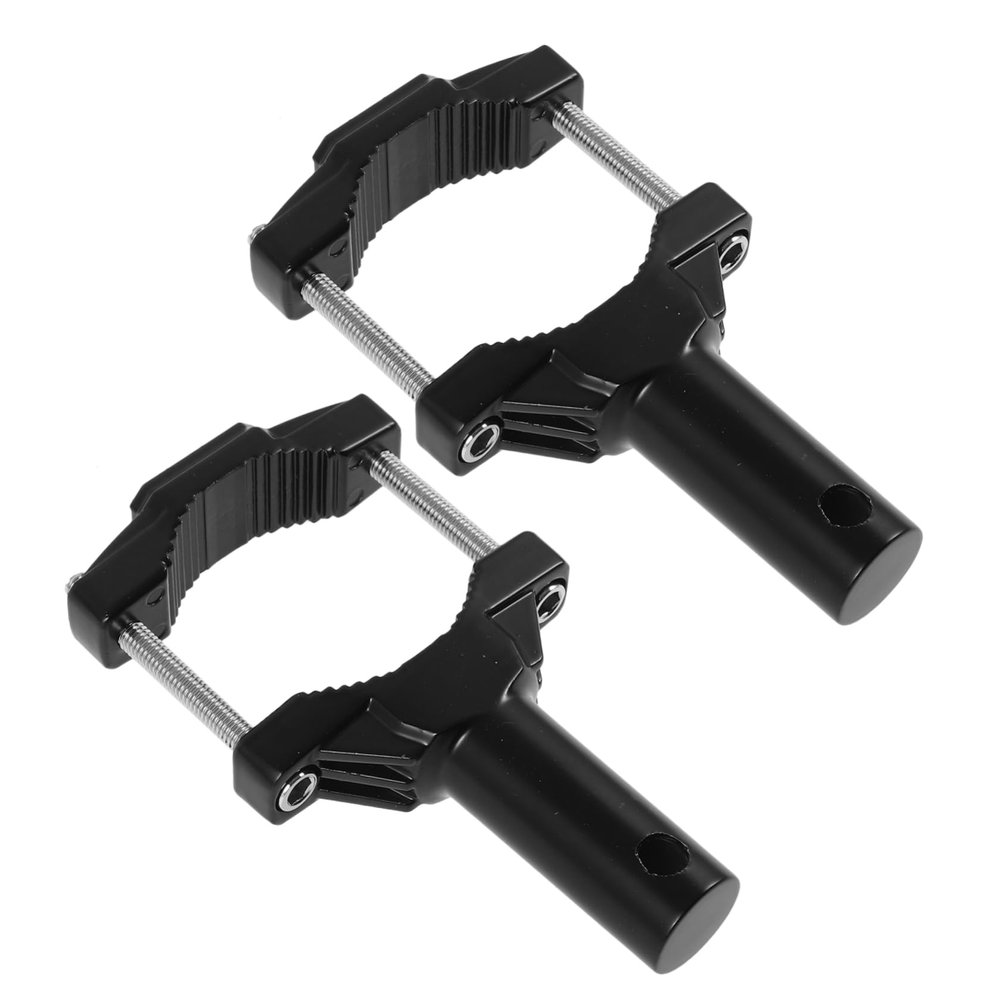 Motorcycle Headlight Bracket 2pcs Stainless Steel Aluminum Alloy Black