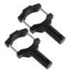 Motorcycle Headlight Bracket 2pcs Stainless Steel Aluminum Alloy Black view 1
