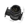 SEWOART Trailer Light Adapter 13 Pin to 7 Pin Conversion Kit for Rv Trailer Truck view 2