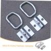 PRETYZOOM 2pcs Heavy Duty Car Tie Down Anchors Trailer Lashing Rings for Truck Bed Adjustable D-Ring Hooks for Cargo Securement and Trailer Accessories view 3